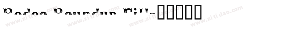 Rodeo Roundup Fill字体转换